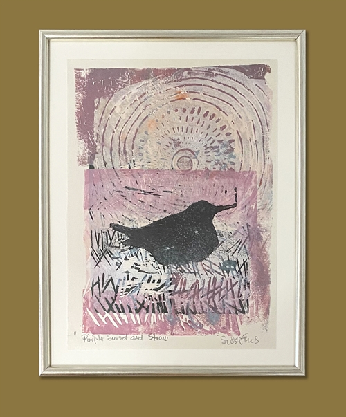 Grafik mixed media af Sidse Friis